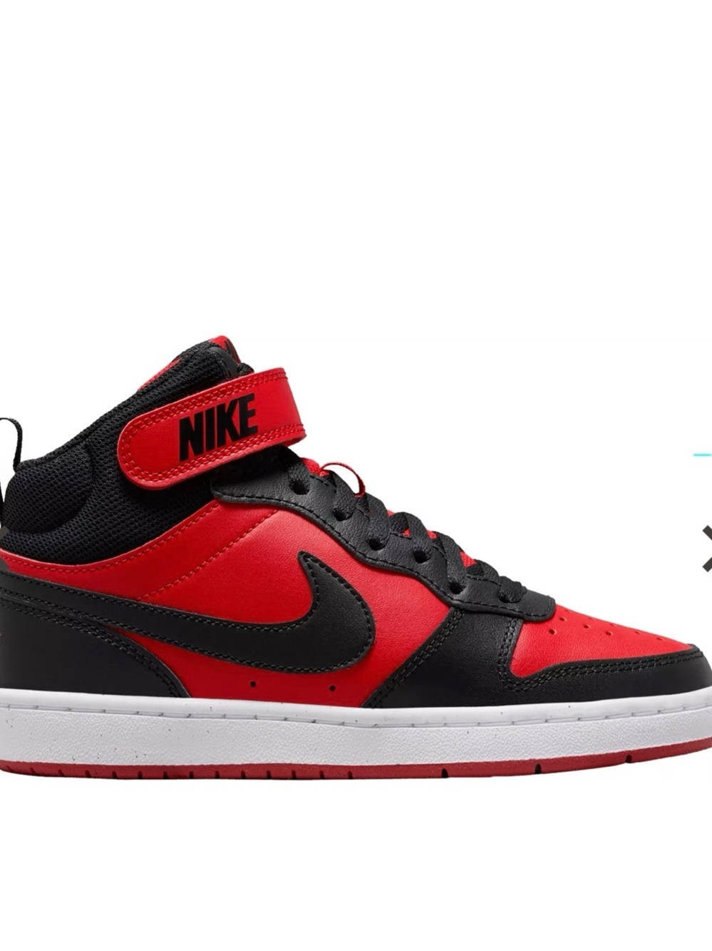 Nike Black & Red Toddler High-Top Sneaker